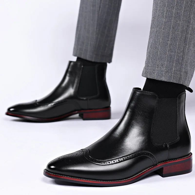 Winston Leather Chelsea Boots