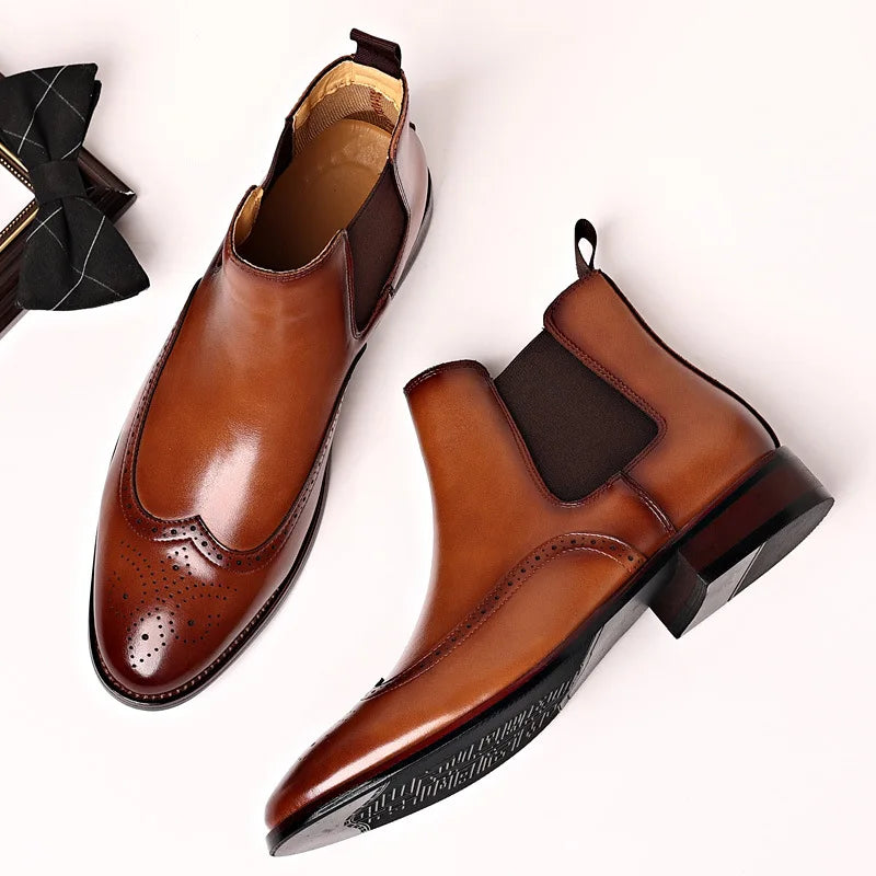 Winston Leather Chelsea Boots